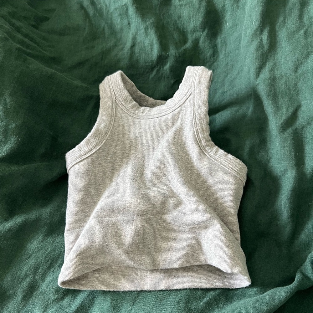 ALO Yoga Heather Gray Tank Top
